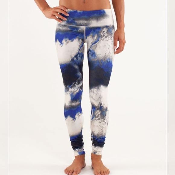 Lululemon Wunder Under Milky Way Pants - sz 6 - Picture 1 of 9